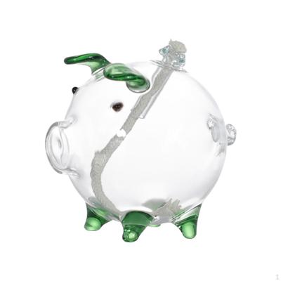 Adorable Pig Glass Oil Lamp for Home Decor