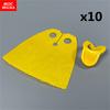 10sets MOC Blocks Cape Hood Folded Down Helmet 15428 30381 Ideal For 4cm Figures Construction Bricks Playthings Children's Dolls Gifts