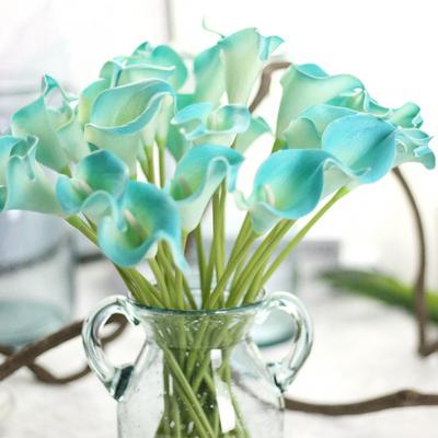 1 Stück künstliche Calla-Lilien-Blume, Brautstrauß, Hochzeit, Zuhause, romantische Dekoration