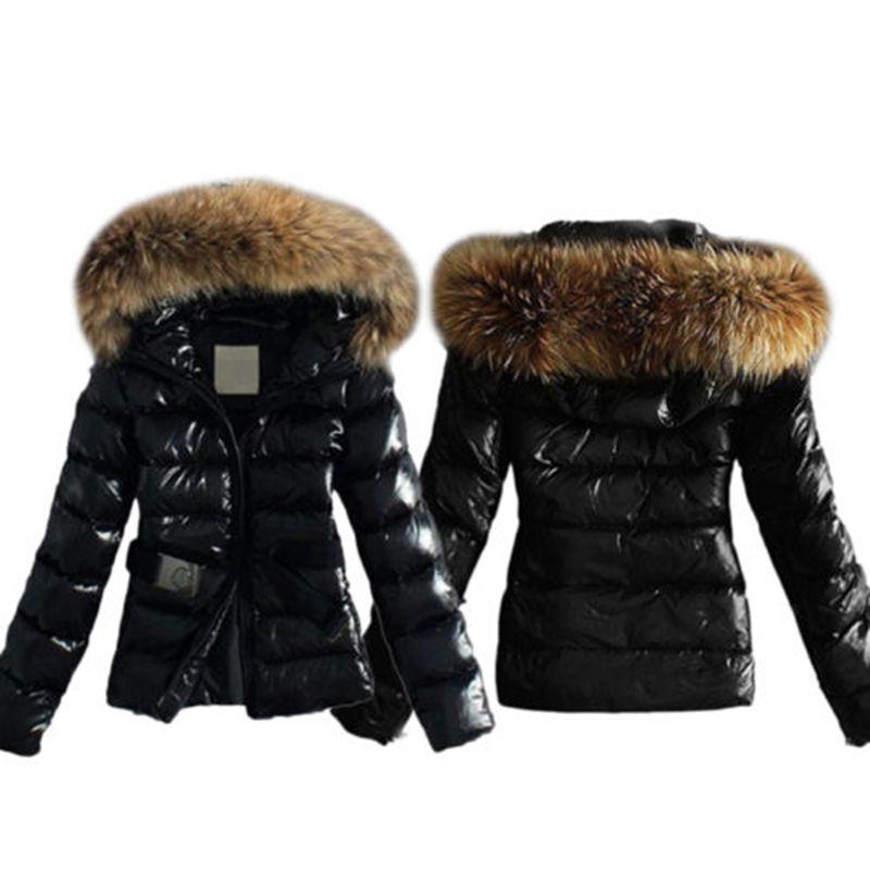 Outerwear Womens Faux Fur Coat With Large Collar For Streetwear Style