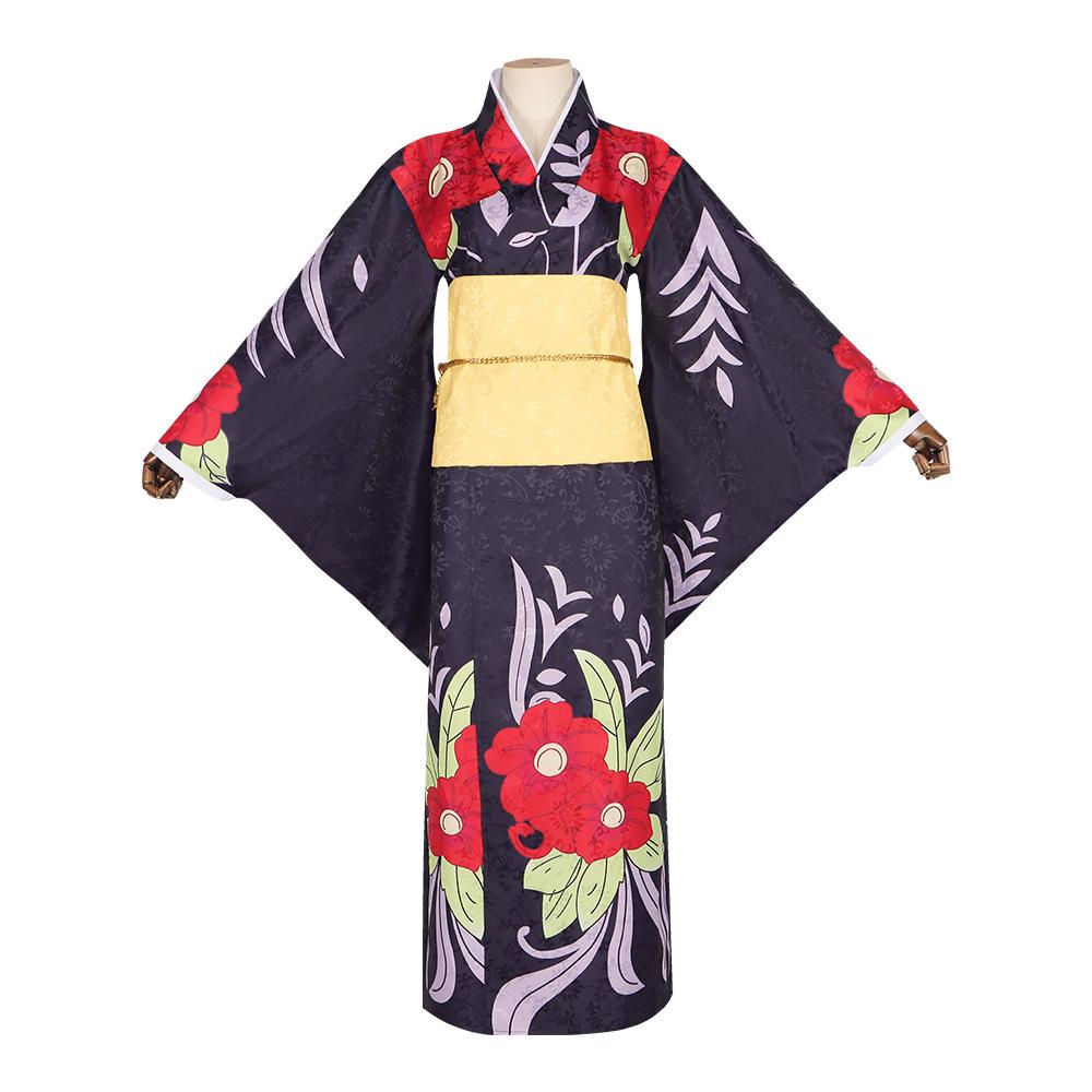 Dämonenjäger Cosplay Outfit, Geisterarzt Weißer Tag Dämonin Tamayo Cosplay Outfit, Anime Kimono Performance Kostüm 0055