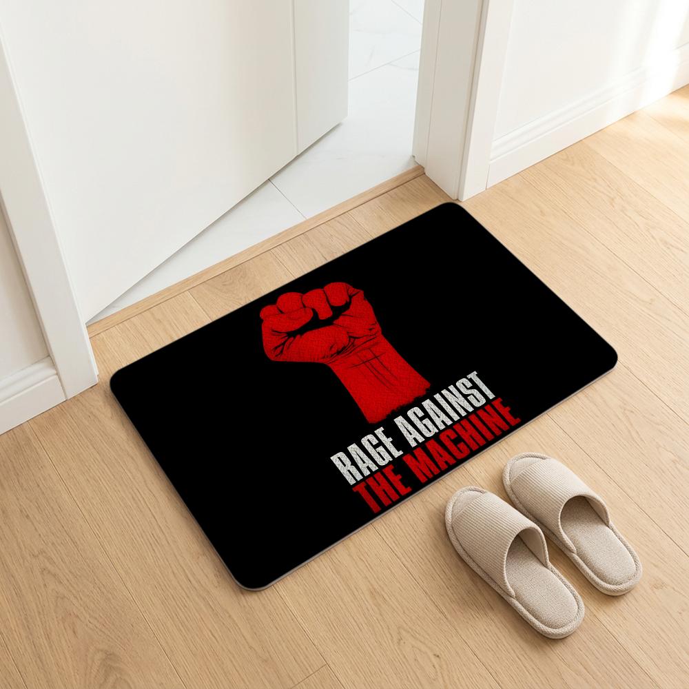 Band R-Rage A-Against T-the M-Machine Floor Mat Diatomite Bath Mat, Quick Dry, Absorbent, Multi-Scene Mat