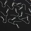 100-500Pcs DIY Earring Findings Earrings Clasps Hooks Stainless Steel Hypoallergenic Earring Making Accessories Hook Earwire