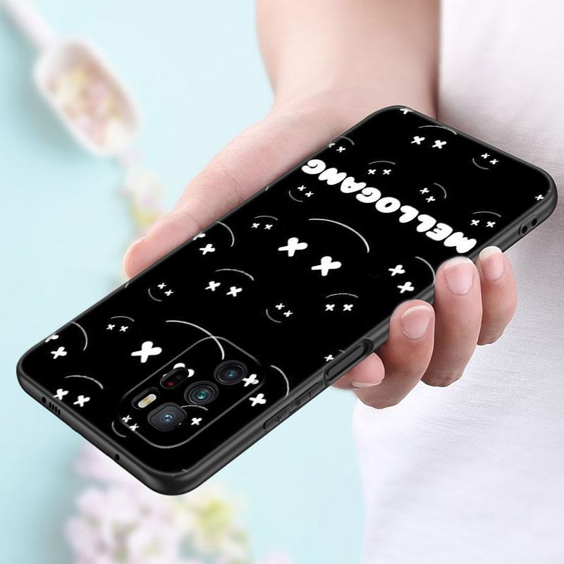DJ Marshmallow Phone Case For Xiaomi Redmi Note 7 8 9 10 Lite 11 11E 11T 12 Pro 11S 4G 10T 5G 8T 9S 10S Soft TPU Black Cover