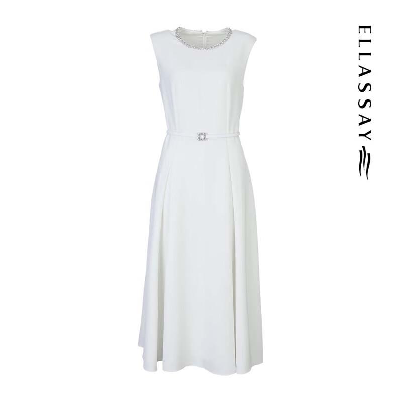 ELLASSAY French Elegant Mid-Length Dress EWD361U00300