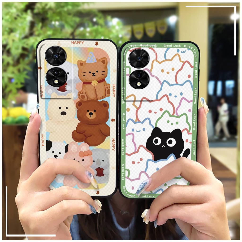 Husă de telefon anti-șoc cu design la modă pentru TCL 505/T509K/T5094, husă de telefon protectoare drăguță, TPU anti-praf impermeabil