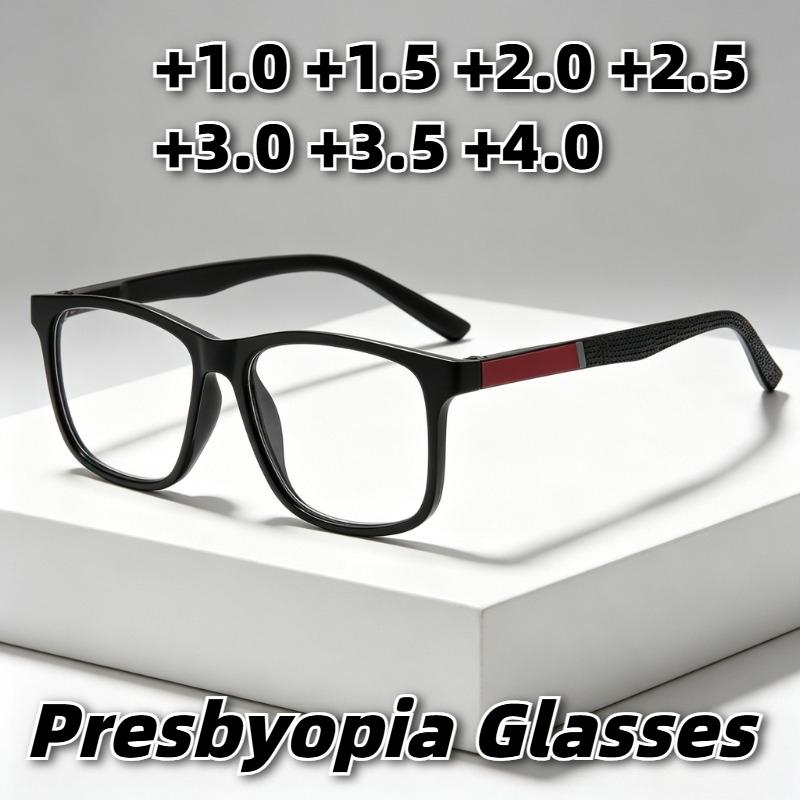 Classic Sport-Style Anti-Blue Light Presbyopia Glasses Frosted-Frame High-Definition Reading Eyewear Diopter +1.0 To +4.0