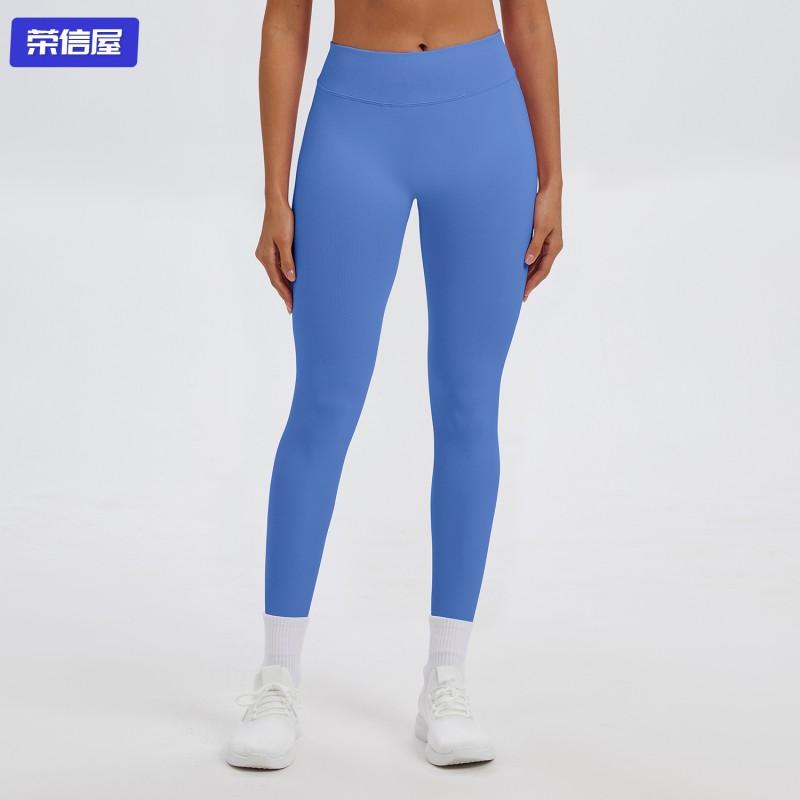 High-Waisted Seamless Yoga Leggings With Butt-Lifting Support Stretchy Workout Pants Women