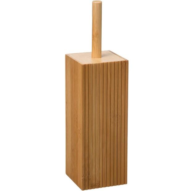 Escovas de vaso sanitário 5Five Simply Smart terra com suporte de bambu 55473