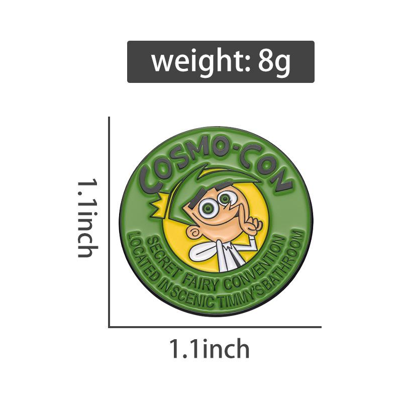 Cartoon Character Modeling Brooch Creative Animation Anime Series Peripheral Metal Badge Personality Pin