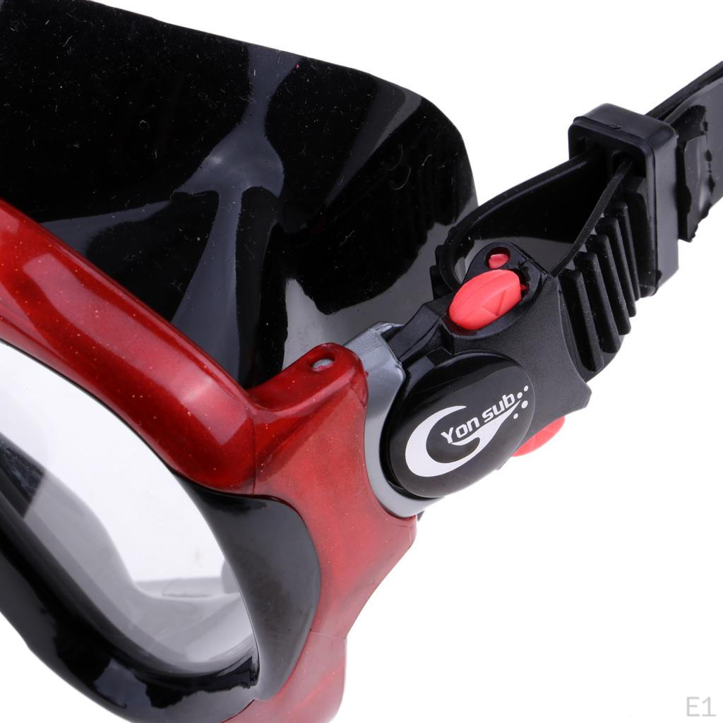 Adult Snorkel Mask Scuba Diving Glasses Tempered Glass Goggles for Men Women