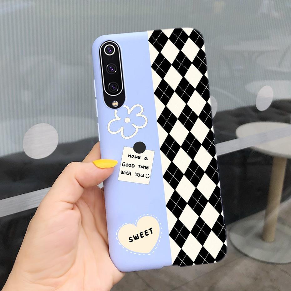 Lovely Printing Jelly Phone Case For Xiaomi Mi 9 SE Mi9 Soft Silicone TPU Back Cover For Xiaomi Mi 9 Lite Mi 9SE 9 SE Bumper