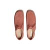 Clarks Two-Layer Cowhide Fashion Retro Low-Top Casual Shoes Men sneakers Red 261765477