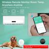 Tuya Smart Home ZigBee Capteur de température et d'humidité Thermomètre intérieur Moniteur Fonctionne avec Alexa Google Smart Life ZigBee2mqtt