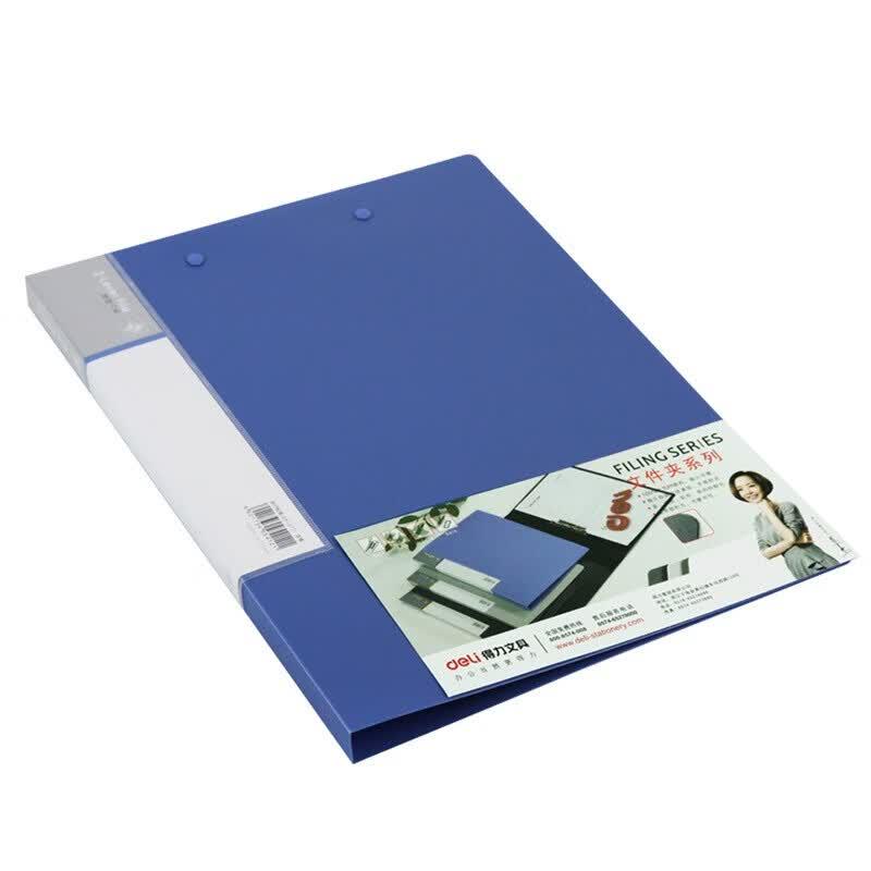 Deli 5412 A4 Metal Double Strong Clip Folder