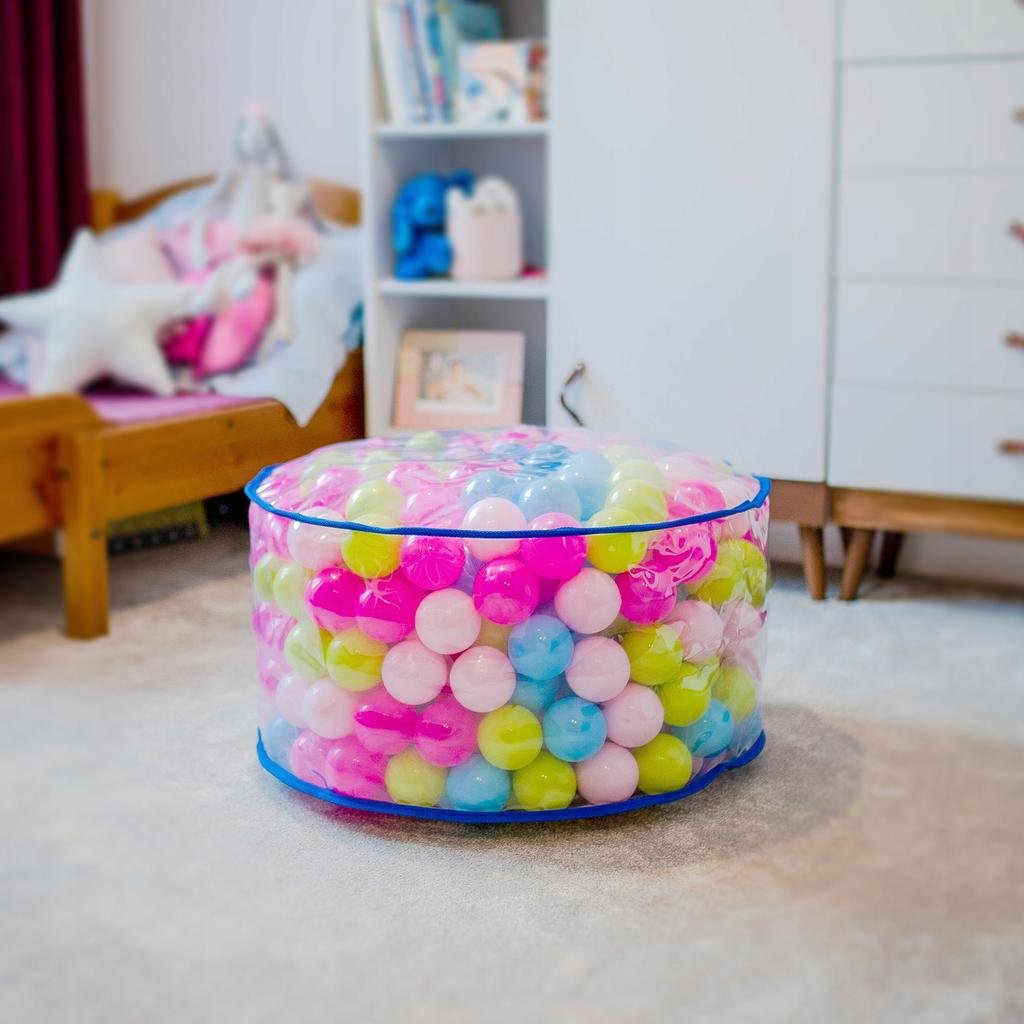 KADAX Children's Seat Pouf Balls Colored