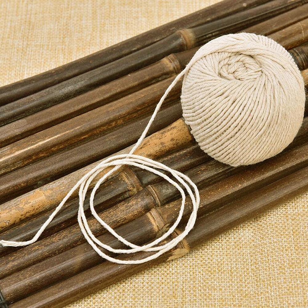 Cooking Tools Butcher's Cotton Twine Meat Prep Trussing Turkey Barbecue Strings Meat Sausage Tie Rope Meat Prep Trussing 4