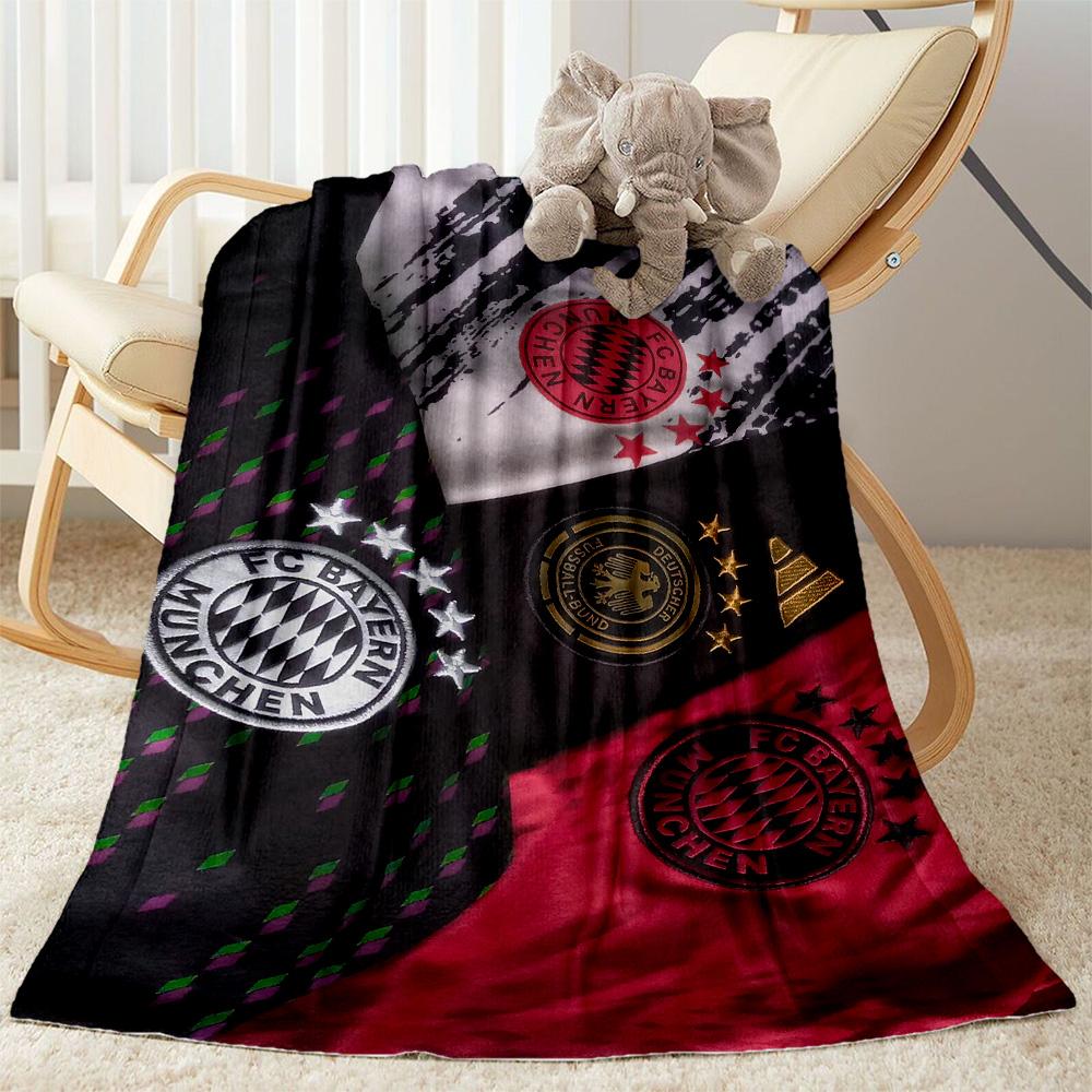 Bayern Munich Blanket Warmthful Decor Perfect for Chair Bed Office All-Season Use Digital Print Ideal Gift For Birthday Valentine'S Day