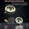 2 Pcs 450W High Efficiency Mini Dome Tweeter Speakers with Base 12V Car Audio System Loudspeaker for Auto Sound Upgrade