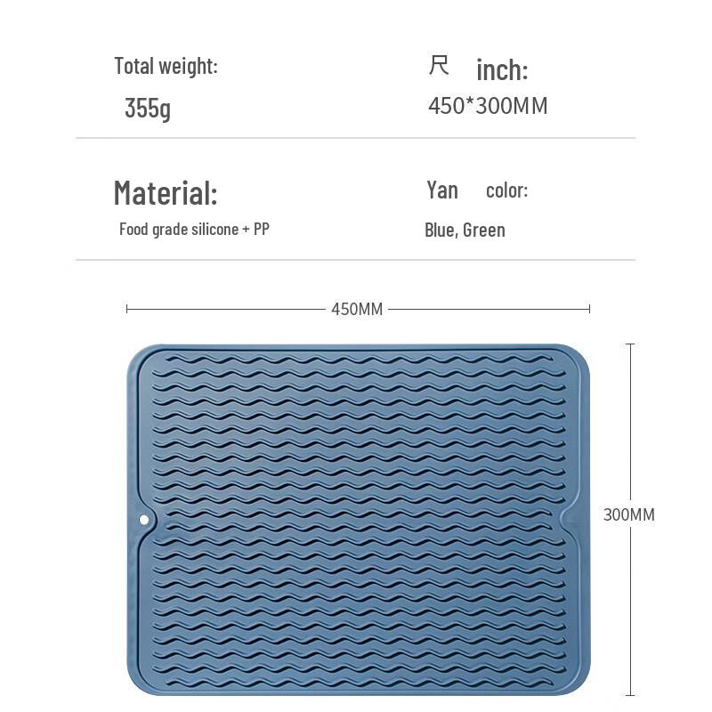 MDNG Silicone Heat-Resistant Draining Mat