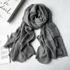Retro Style Korean Modal Scarf Shawl Wrap Unisex Decorative Strip Scarves for Men and Women