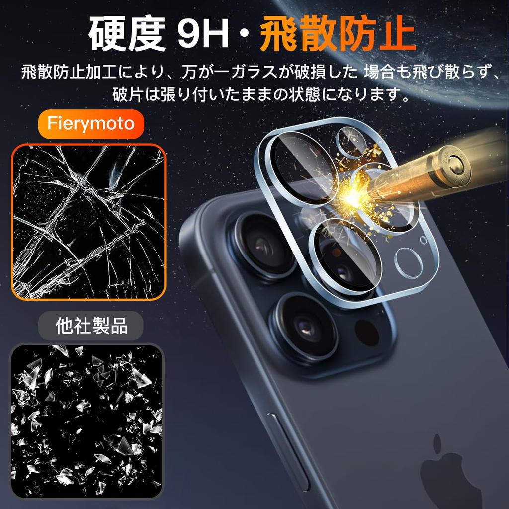 For iPhone 15 Pro iPhone 15 Pro Max Camera Lens Protection Cover 2 Pieces of 2 Made by Japan Asahi For iPhone 15 Pro iPhone 15 Pro Max Camera Film for