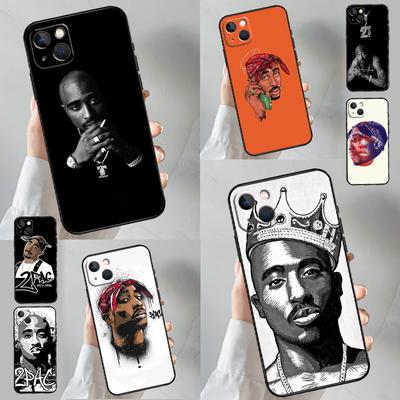 Rapper 2pac Singer Tupac Case For iPhone 16 15 14 Plus 13 12 11 Pro Max Mini 7 8 Plus X XR XS Max Cover