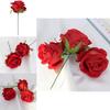 Autodekoration mit künstlichen Rosen und Seidenblumen für Hochzeiten, Valentinstag und Partys