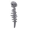 Dinosaur Skeleton Costume 3D Skull Headpiece Spine for Cosplay Dress Up Play Parties Photos