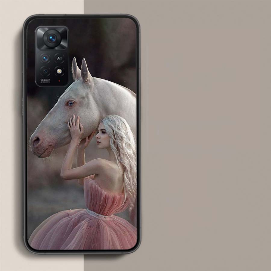 Running Horse Animal Phone Case For Xiaomi Redmi Note 12 Pro Plus 5G 12S 11 11E 11T Pro 10 9 8 7 11S 10S 4G 9T 8T 9S Capa Coque