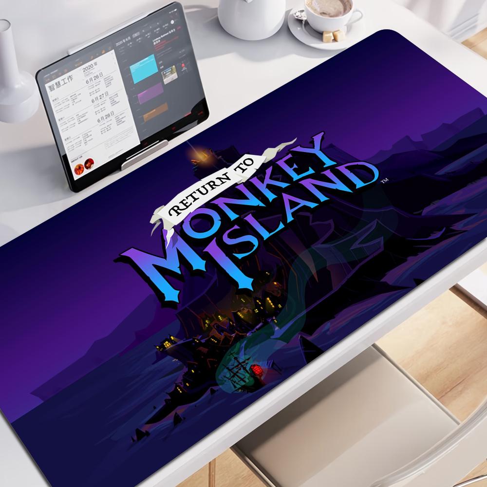 Gaming Mouse Pad Monkey Island Xxl Keyboard Gamer Cabinet Mat Mats Accessories Anime Pc Cabinets Mause Computer Desks Games Desk