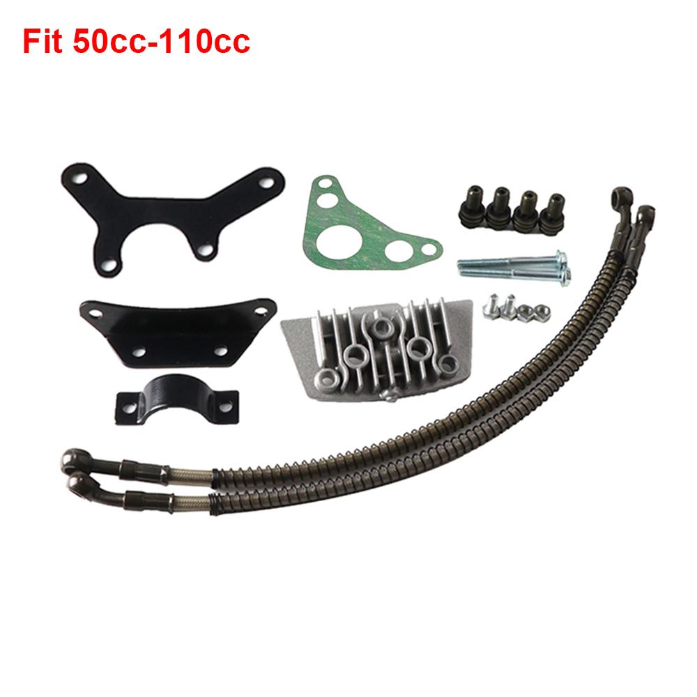 Universal Motorcycle Radiator Oil Cooler Oil Radiator for 50cc 110cc 125cc 140cc Honda Yamaha Kawasaki ATV Dirt Pit Bike Parts