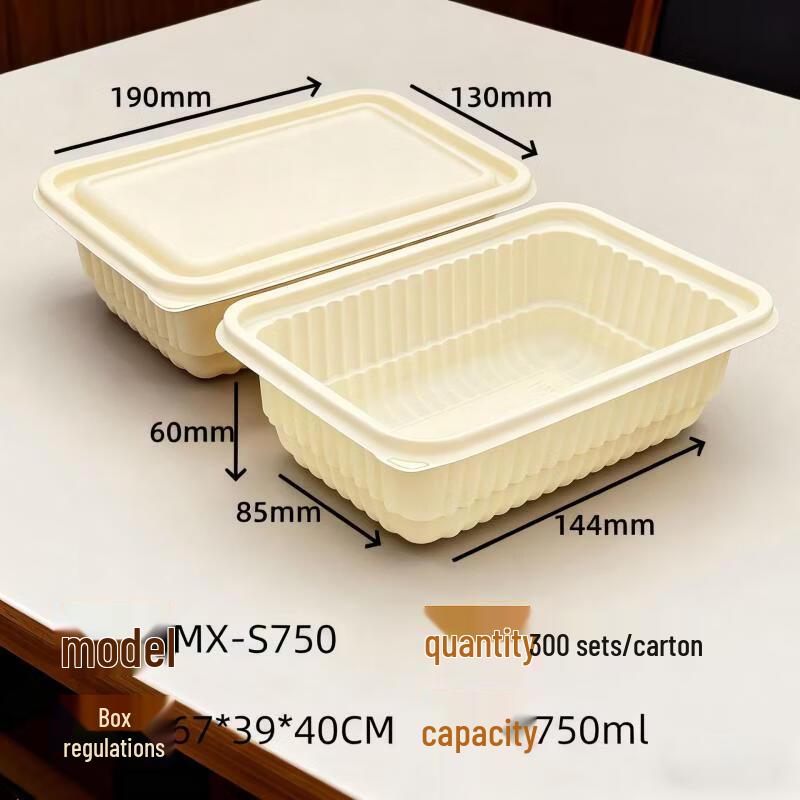 Handun Disposable Corn Starch Takeout Food Containers
