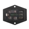 24TE 10Amp 250V Inlet Module Plugs Male Power Outlet with Fuses Switches  Switches Power Outlet Inlet Module Plugs Easy to Use