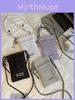 Small Breathable Mesh Bag With Adjustable Strap For Daily Casual Use