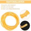 100 ft Latex Rubber Tubing 3/8 inch OD 1/4 inch ID Multicolor Natural Latex Tube Surgical Tubing Sling Rubber Band Fitness Hose, 1 Continuous Piece