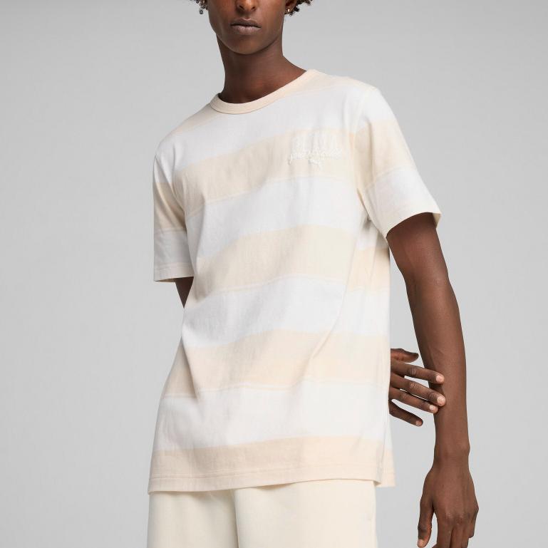 New PUMA AOPClub SS25 CLASS Stripe Sports T Shirt Men's 688931-87