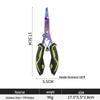 Premium Multi-functional Fishing Pliers with Straight & Flat Jaw - Hook Remover, Scissors, Fish Control