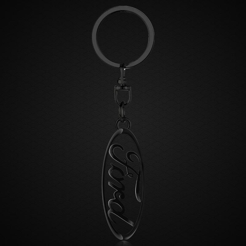 Car Accessories 3D Metal Car KeyChain Key Ring Chain Auto Styling For Ford Focus 2 MK2 MK3 Fiesta Mondeo Ranger Kuga