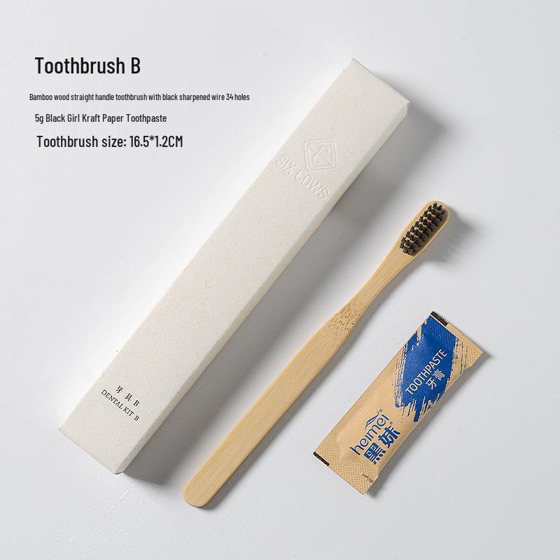 Soft Bristle Toothbrush Kit for Hotel and Guest Use - Individually Wrapped Toiletries