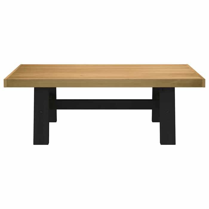 VidaXL Table basse NOAIN pieds en forme de A 120x60x40 cm massif pin, table, table en bois, table rustique, table de salon, 4100033