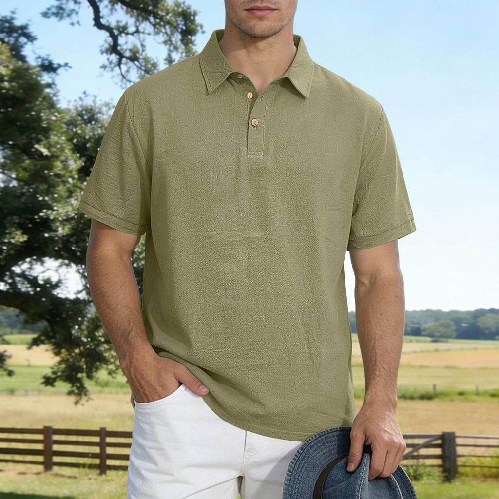 Classic Mens Polo Shirts Short Sleeve Comfortable Polo Shirts for Men Adult Casual Golf Clothing for Men Lightweight Polo Shirt