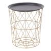 Metal Detachable Tea Table, which has Large Storage Capacity, is Suitable for Home and Office Table