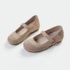 Small size 3233 inner height increase French Mary Jane women's shoes 2025 spring and autumn new one-word buckle with round head single shoes women