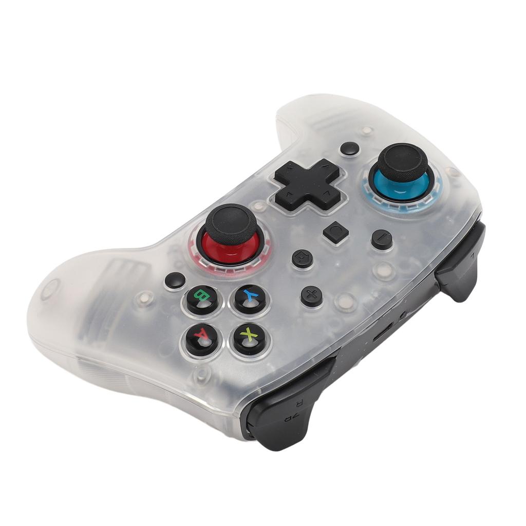 Bezdrátový herní ovladač Transparentní přeplňovaný duální vibrační dálkové ovládání Bluetooth herní