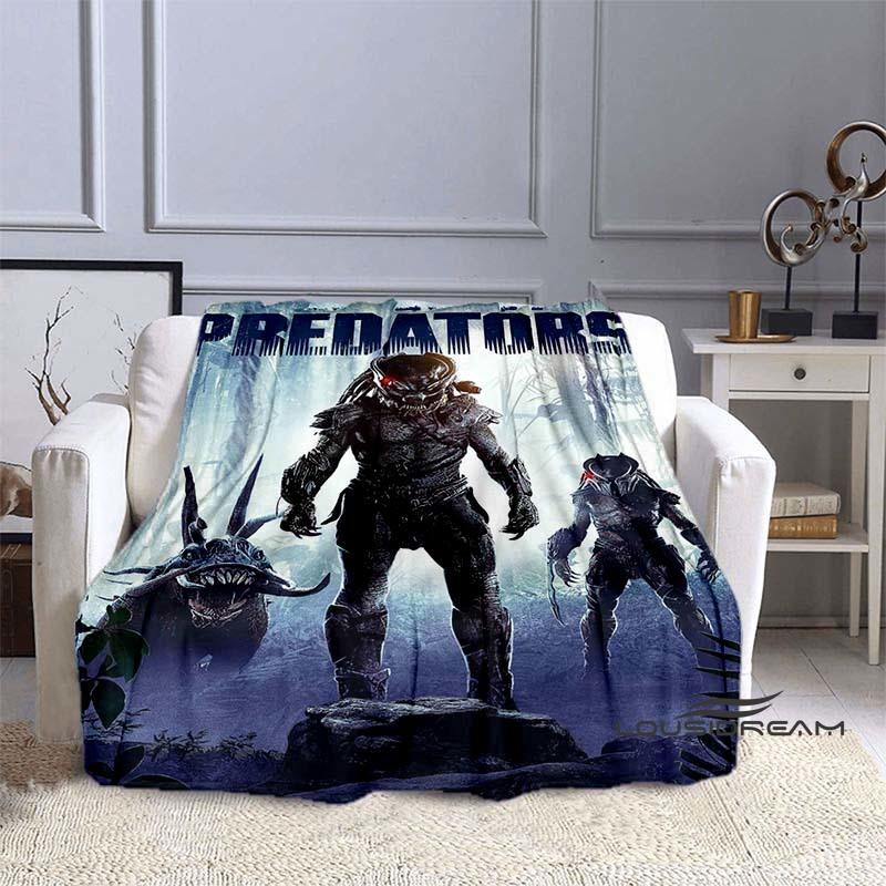 Alien Vs. Predator Printed Blanket Warm and Beautiful Flannel Soft and Comfortable Home Travel Bed Blanket Birthday Gift