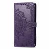 For OnePlus 12 5G Anti-Scratch Phone Cover Emboss Mandala Flower Leather Wallet Case