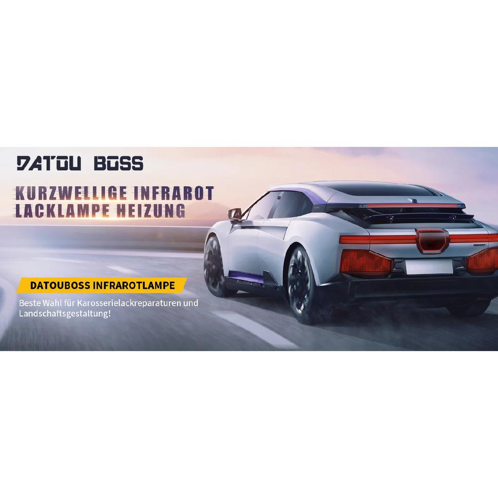 DATOUBOSS Portable Infrared Paint Curing Lamp 1000w Handheld Shortwave Infrared Heating Light Car Body Repair Tool