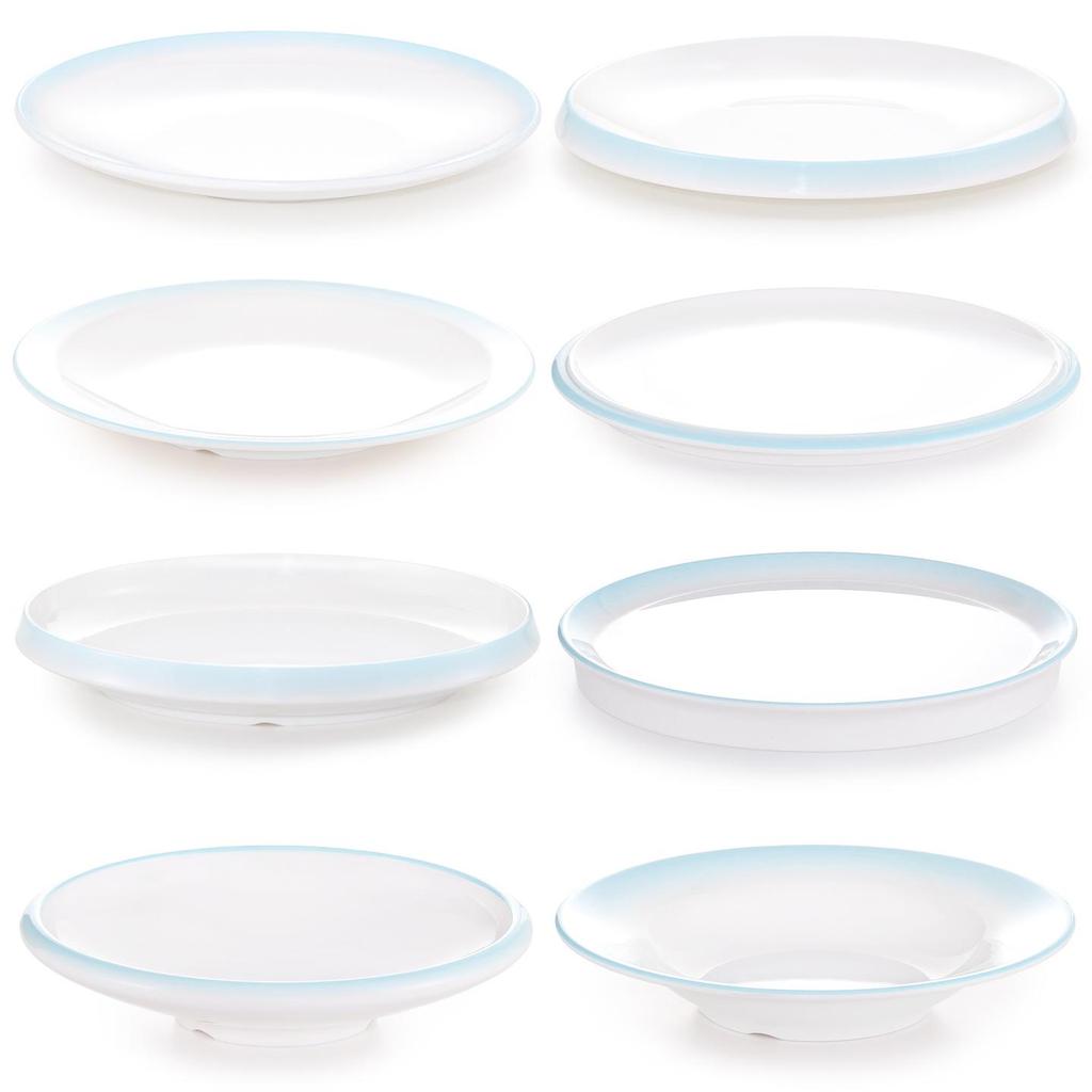 Okrągły talerz melaminowy - Naczynia stołowe inspirowane porcelaną dla restauracji i hoteli, Idealny do kuchni zachodniej