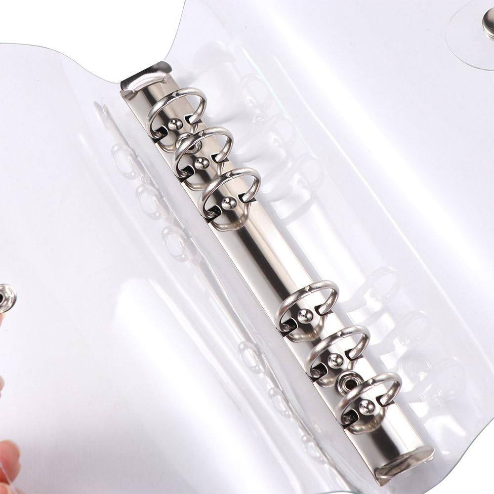 Planner PVC Notebook Cover School Office Supplies Ring Binder Cover Loose Leaf Folder Notebook